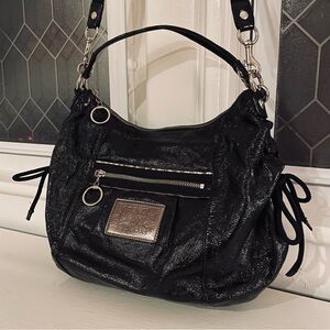COACH Poppy Patent Leather Jazzy Shoulder Bag